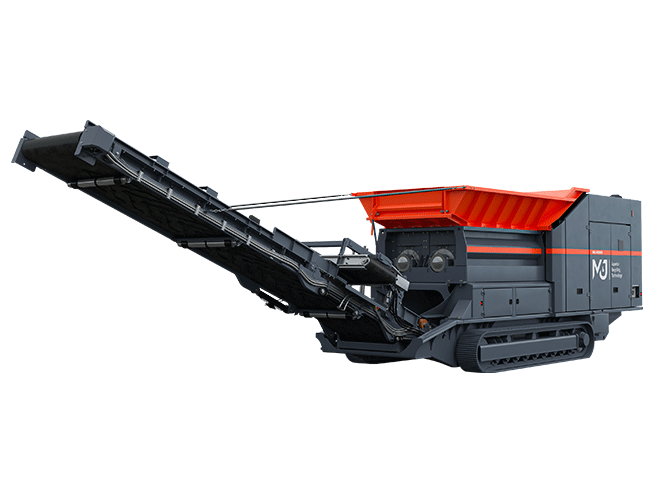M&J M3000 mobile pre-shredder